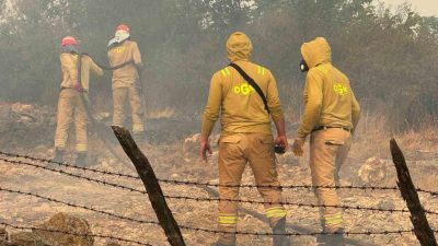 Kastamonu’nun Araç ilçesinde ormanlık alanda çıkan yangının sıçradığı köyde 1’i