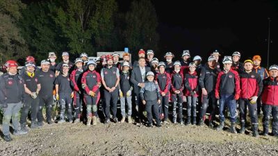 DÜZCE(İHA) – Düzce’de arama kurtarma ekiplerinin orta seviye akreditasyon sınavına