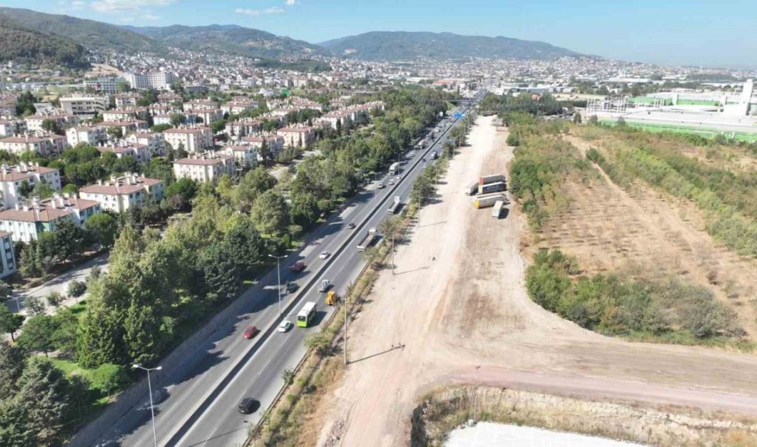 Başiskele Kavşağı’nda yürütülen proje kapsamında uygulamaya konulan ağır vasıta giriş