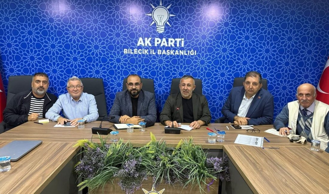 AK Parti Bilecik Merkez İlçe Başkanlığının haftalık olağan yönetim kurulu