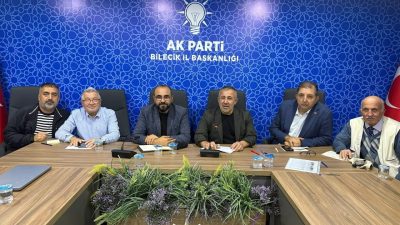 AK Parti Bilecik Merkez İlçe Başkanlığının haftalık olağan yönetim kurulu