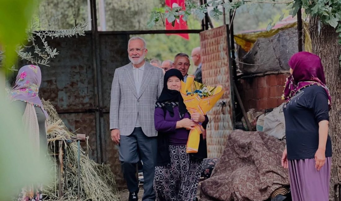 AK Parti heyeti, Alpagut köyünde yaşayan aziz şehit Necdet Ayhan’ın