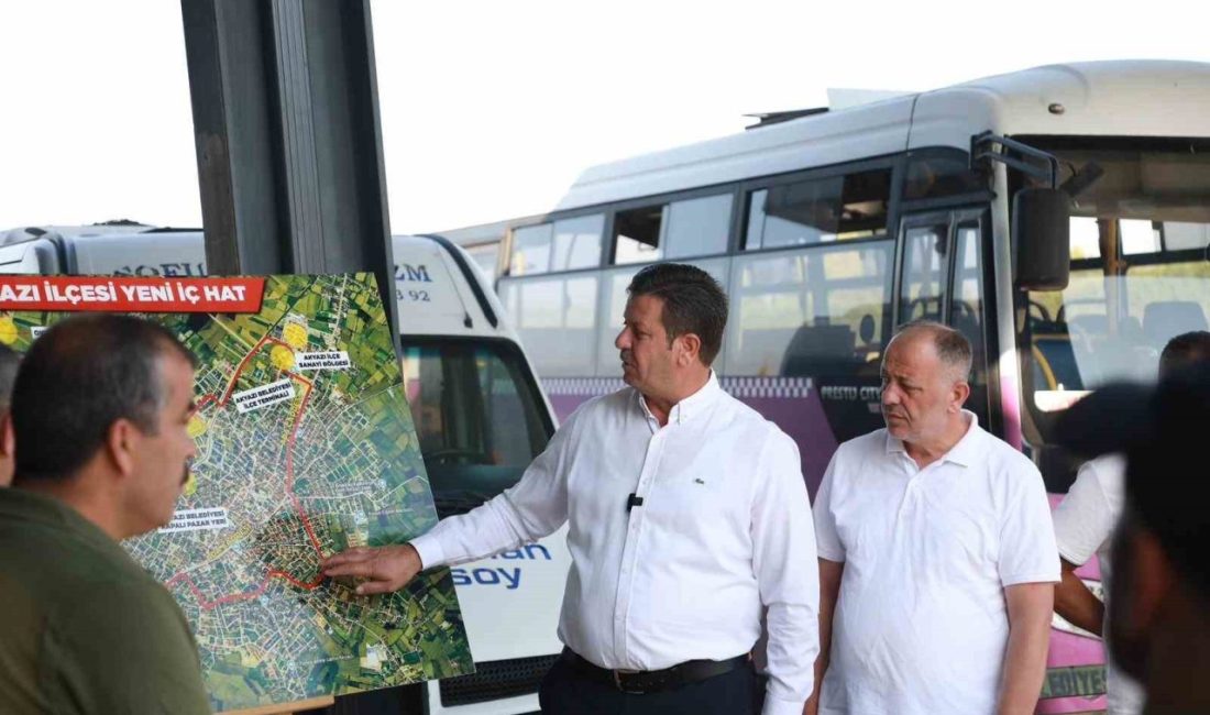 Akyazı’nın yeni minibüs hattında seferler başladı Akyazı’nın toplu ulaşım sistemine eklenen yeni minibüs hattında seferler başladı.