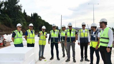 Başiskele Belediye Başkanı Yasin Özlü, Kocaeli Büyükşehir Belediyesince yapımı devam