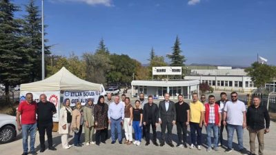 CHP Bilecik İl Başkanı Ali Özdemir ile Bayırköy Belediye Başkanı