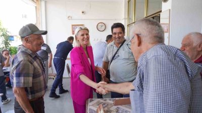 Bilecik Belediye Başkanı Melek Mızrak Subaşı, Ertuğrulgazi Mahallesi’nde esnaf ve