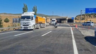 Bilecik’in Bozüyük ilçesi güzergâhında bir süredir devam eden asfalt yenileme