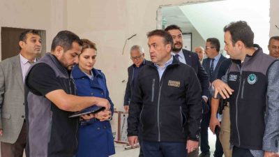 Bilecik Valisi Faik Oktay Sözer, yapımı devam eden Yeni Valilik