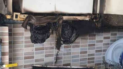 Bilecik’te bir evde aspiratör prizinden çıkan yangın sonrası bir kişi