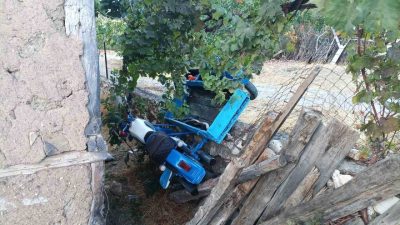 Bilecik’te meydana gelen trafik kazasında ağır yaralanan sürücüsü kaldırıldığı hastanede