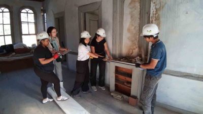 Avrupa Miras Gönüllüleri, Türkiye’deki ilk projelerine Bolu’nun Mudurnu ilçesinde başladı.