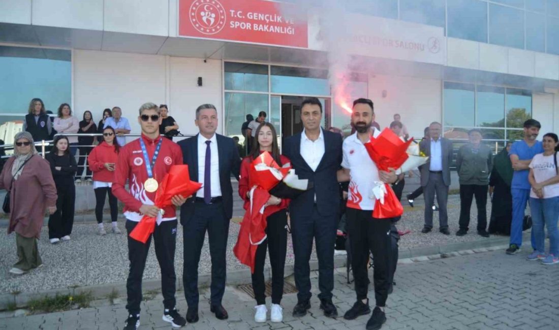 Bolulu sporcular Ceren Bağcı ve Hamza Çağrı Öncel, Abu Dabi’de