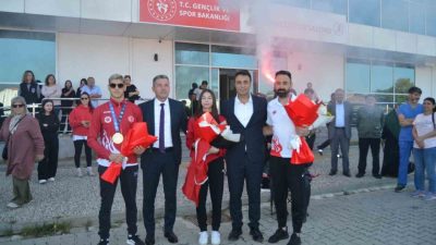 Bolulu sporcular Ceren Bağcı ve Hamza Çağrı Öncel, Abu Dabi’de