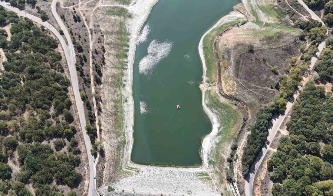 Bolu’nun içme ve kullanma suyu ihtiyacını karşılayan Gölköy Barajı Gölü’nde