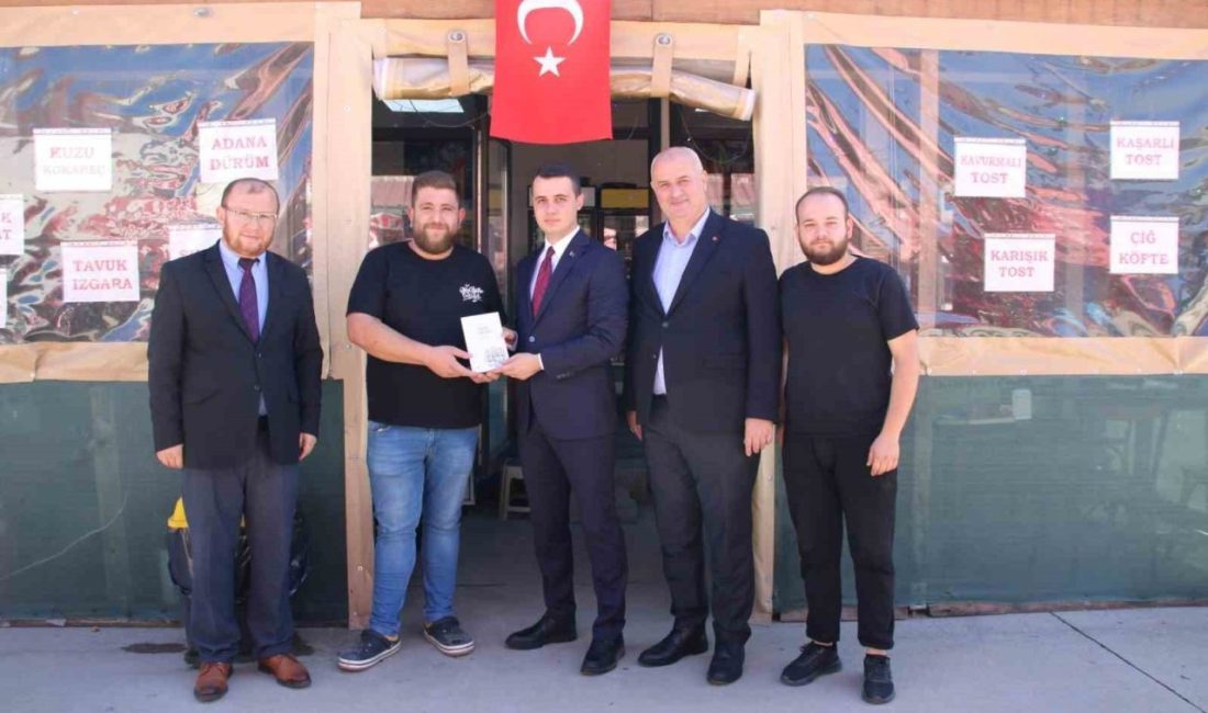 DÜZCE (İHA) – Ahilik Haftası çerçevesinde Çilimli Kaymakamı Furkan Alpay