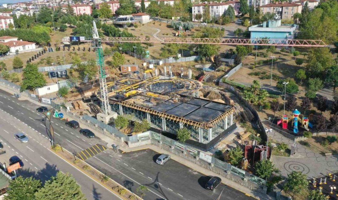 Çocuk Kütüphanesi ve Oyuncak Müzesi hızla yükseliyor Başiskele’de hayata geçirilen Çocuk Kütüphanesi, Oyuncak Müzesi ve Etüt Merkezi