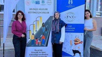 SUBÜ Gastronomi Topluluğu, ÜNİDES kapsamında desteklenen “Bilinçli Aileler, Eğitimli Çocuklar”