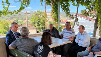 Bilecik İl Tarım ve Orman Müdürü Çetin Ayvalık, Çukurören köyünde
