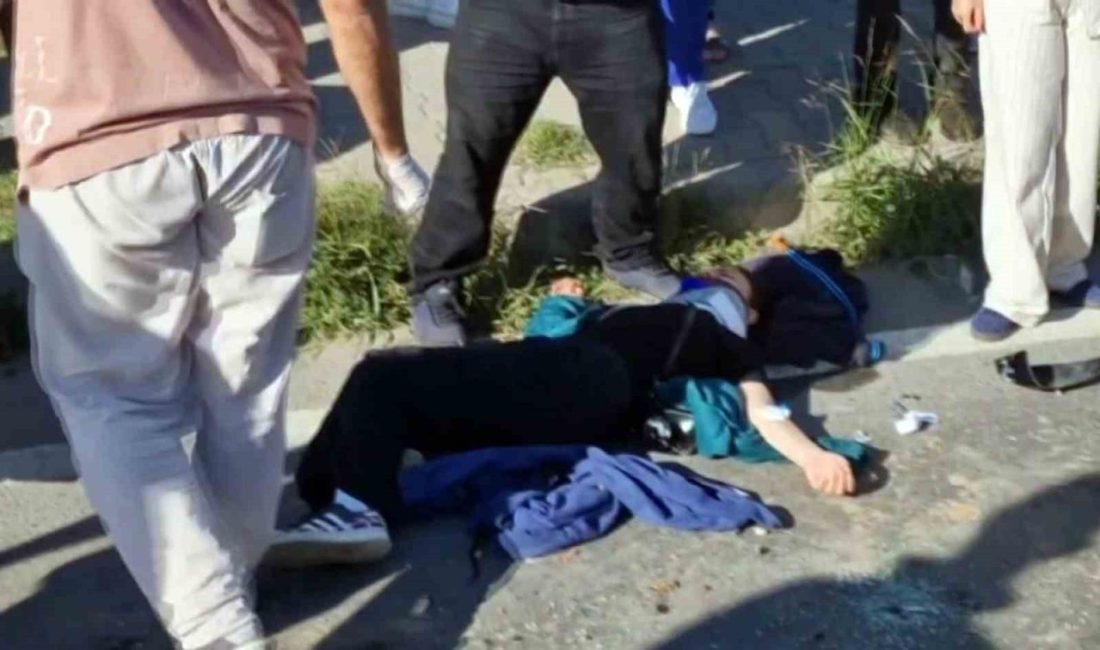 Sakarya’nın Kocaali ilçesi D010 kara yolunda kırmızı ışıkta bekleyen iki