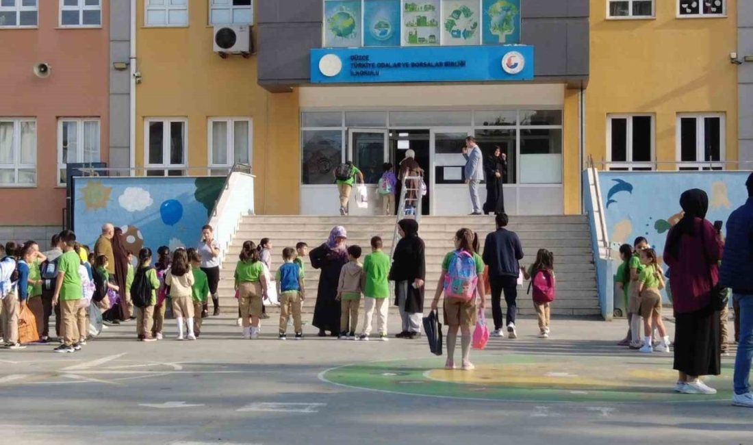 2026 eğitim-öğretim yıl için ders zili çaldı. Düzce’de bu yıl
