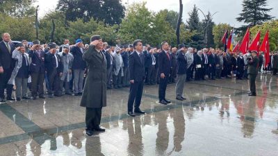 Bolu’da 19 Eylül Gaziler Günü’nün 104’üncü yılı dolayısıyla anma programı