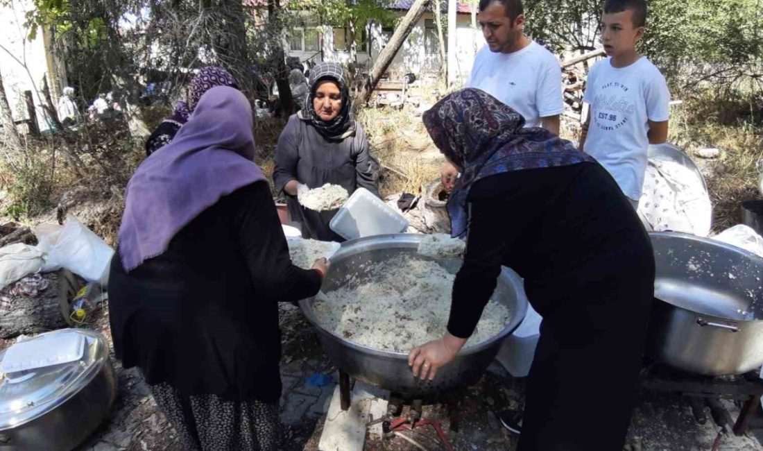 Bolu’nun Mudurnu ilçesine bağlı Göllüören köyünde geleneksel Hacet Bayramı, köylülerin