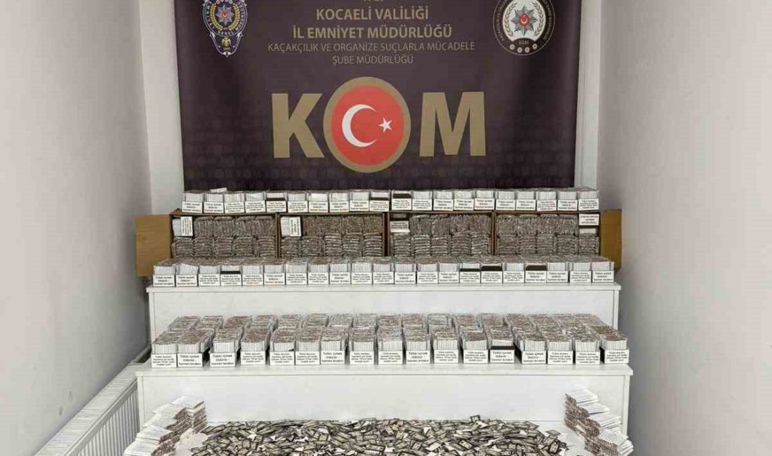 Gölcük’te bin 912 bandrol ile 206 bin 300 makaron ele geçirildi Kocaeli’nin Gölcük ilçesinde bir araçta yapılan aramada bin 912 adet