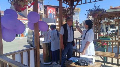 Bilecik’in Pazaryeri ilçesinde Halk Sağlığı Haftası etkinlikleri kapsamında Fatma Koç