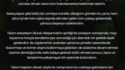 Sakaryaspor’un, Trendyol 1. Lig’in 7. haftasında deplasmanda oynadığı Pendikspor maçında