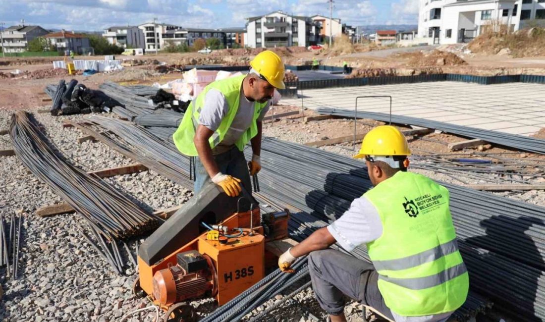 Kartepe Evleri projesinde inşaat çalışmaları sürüyor Kocaeli Büyükşehir Belediyesi iştiraki Kent Konut AŞ tarafından projelendirilen ve