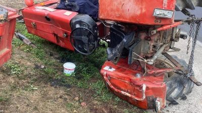 Kastamonu’nun Azdavay ilçesinde devrilen traktörün sürücüsü yaralandı. Kaza, Azdavay ilçesi