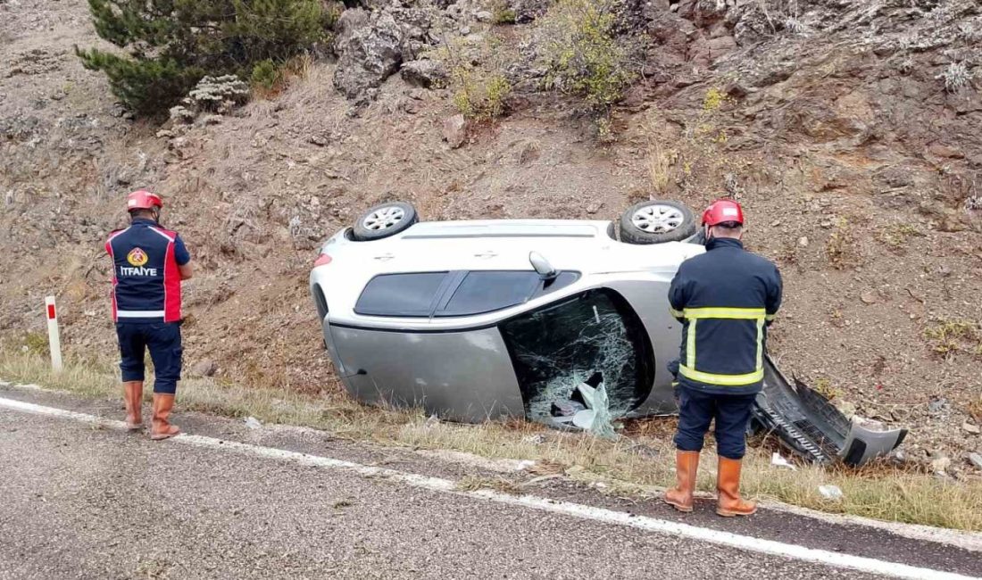 Kastamonu yoldan çıkan otomobilin takla atması neticesinde 2 kişi yaralandı.