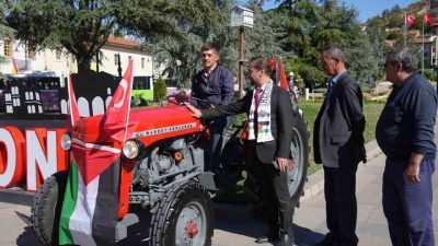 Kastamonu’da çiftçilik yapan bir vatandaş satışa çıkarttığı traktöründen elde edilecek