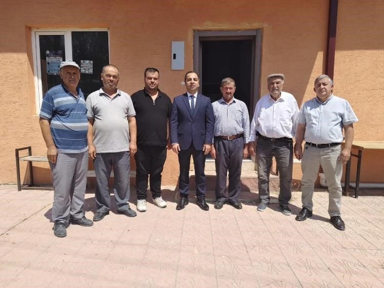 Yenipazar Kaymakamı Mehmet Salih Uçar, göreve başlamasının ardından ilk köy