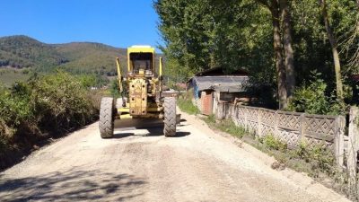 DÜZCE (İHA) – Düzce’de Tepeköy Köyü ile Pırpır Köyü’nü birbirine