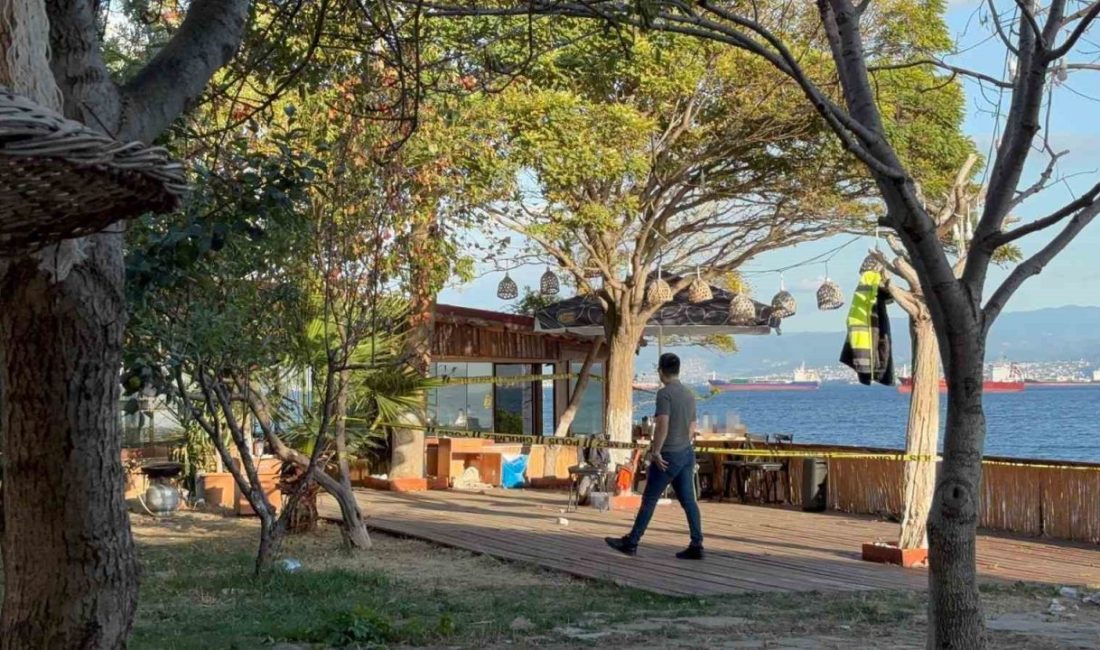 Kocaeli’nin Körfez ilçesinde bulunan bir restoran, kimliği belirsiz kişi veya