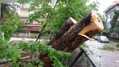 Kocaeli’de sabaha karşı etkisini gösteren sağanak yağış, kent genelinde olumsuzluklara