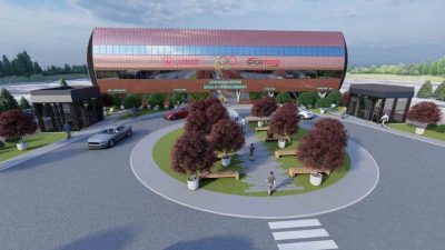 Körfez ilçesinin Tütünçiftlik mevkisinde, 12 bin metrekare kapalı alana sahip