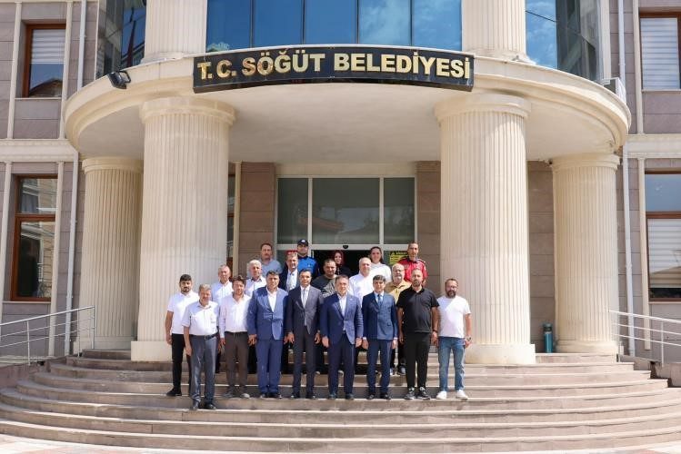 Bilecik Valisi Faik Oktay Sözer, Söğüt Kaymakamı Murat Yayabaşı ve