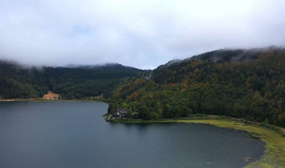 Bolu’nun doğa harikalarından Abant Gölü Milli Parkı’nda sonbahar renkleri görsel