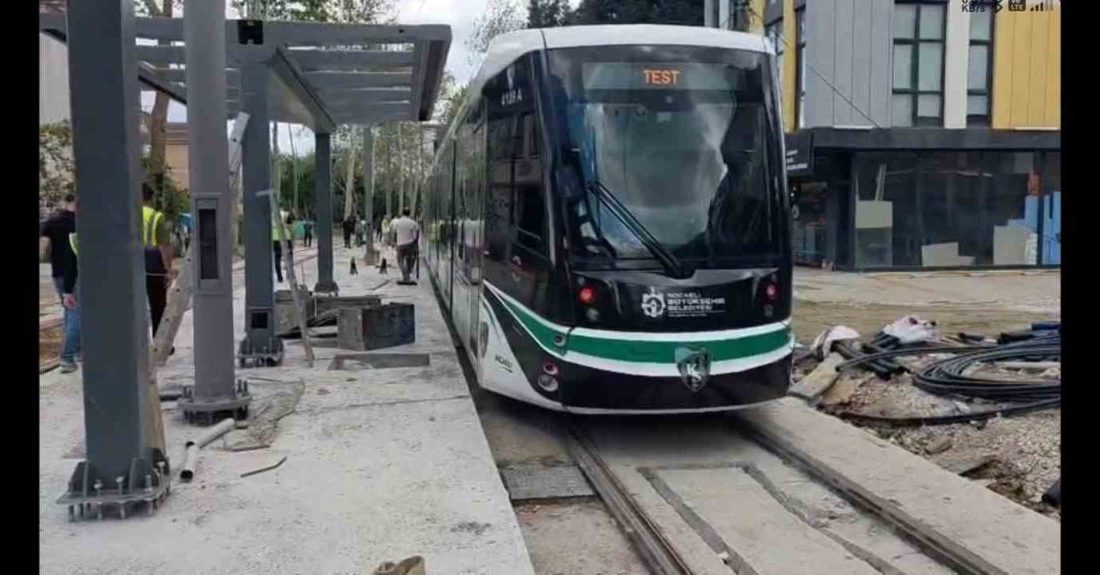 Kocaeli Büyükşehir Belediyesi tarafından yapımı tamamlanan Alikahya-Stadyum Tramvay Hattı’nın ikinci