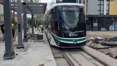 Kocaeli Büyükşehir Belediyesi tarafından yapımı tamamlanan Alikahya-Stadyum Tramvay Hattı’nın ikinci