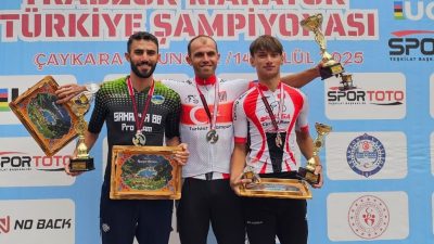 Sakarya Büyükşehir Belediyesi bisiklet sporcusu, Trabzon’da düzenlenen 2025 Dağ Bisikleti