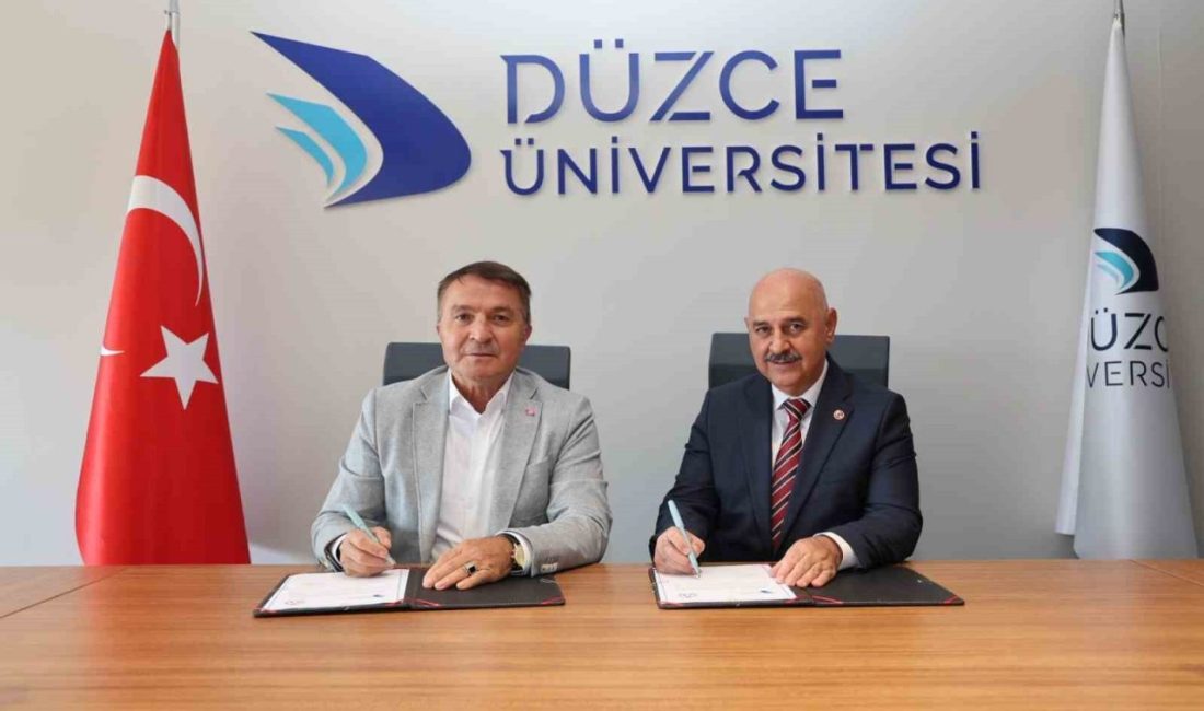 Toplu iş sozleşmesi imzalandı Düzce Üniversitesi ile Türkiye Kooperatif, Ticaret, Eğitim ve Büro İşçileri