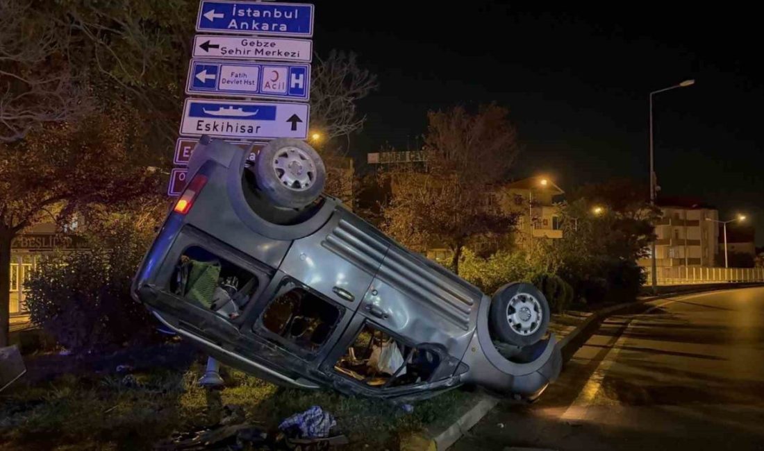 Kocaeli’nin Darıca ilçesinde dün akşam iki ticari aracın çarpışması sonucu