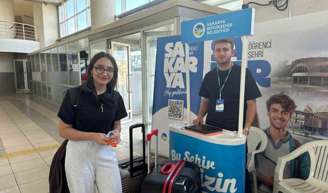 Türkiye’nin dört bir yanından gence Sakarya’da ‘hoş geldin’ karşılaması Sakarya Büyükşehir Belediyesi, 2025-2026 akademik yılı için Sakarya’ya gelen Türkiye’nin