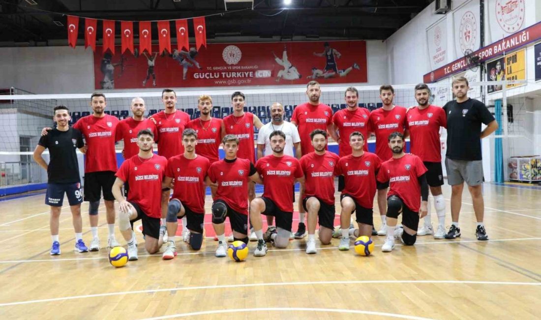 Voleybol takımı yeni sezona hazırlanıyor Türkiye Voleybol Federasyonu 1. Lig’inde mücadele eden Düzce Belediyesi Spor