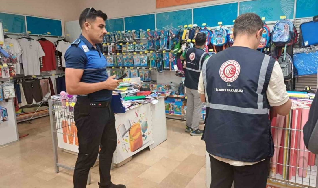 Zabıta, kırtasiyeleri denetledi Düzce Belediyesi Zabıta Müdürlüğü, Düzce Ticaret İl Müdürlüğü ekipleri ile