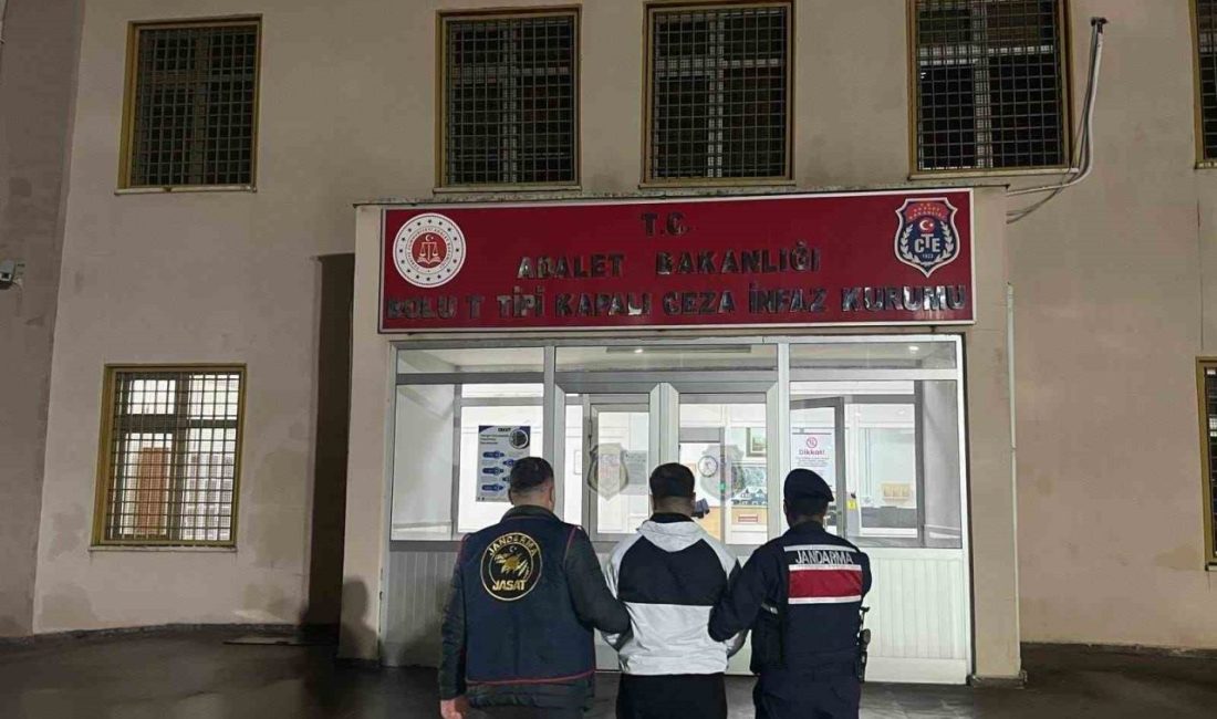 14 yıl kesinleşmiş hapis cezası bulunan aranan şahıs yakalandı Bolu’da hakkında kesinleşmiş 14 yıl 7 ay 15 gün hapis