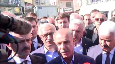 İçişleri Bakan Yardımcısı Mehmet Aktaş, Kocaeli’nin Gebze ilçesinde çöken binaya